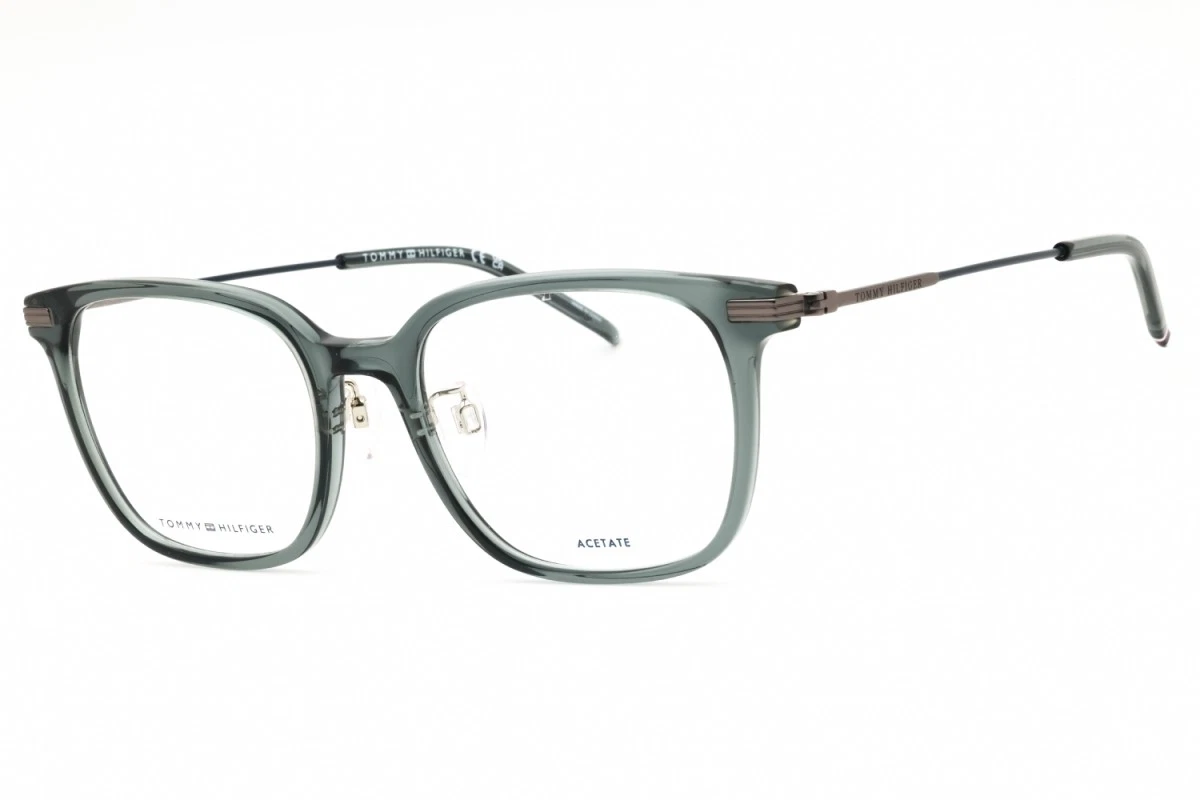 Tommy Hilfiger Gray Metal & Plastic Glasses  (Frames) Tommy Hilfiger TH3023 Vintage Eyeglasses, Small Rectangle  main image 2