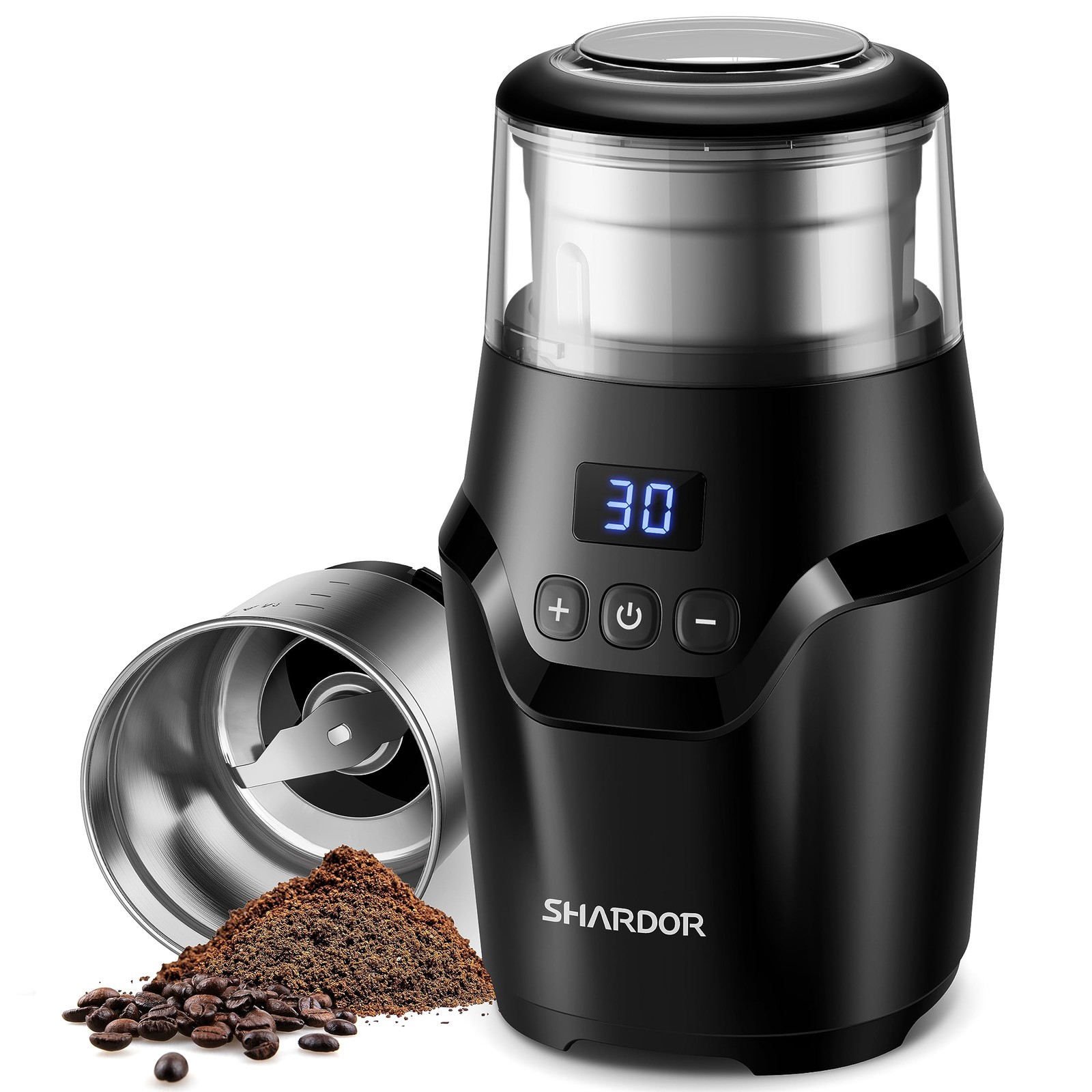 Adjustable Super Silent Electric Coffee Grinder for Fresh Beans