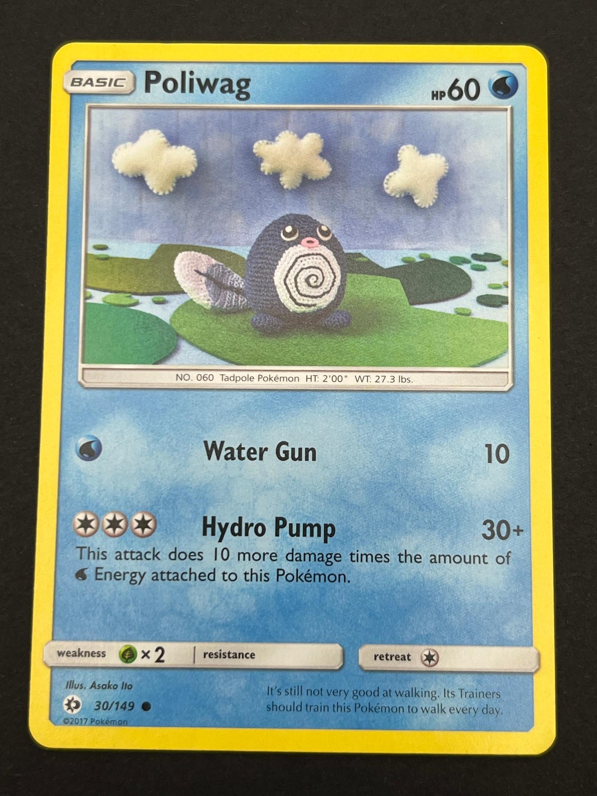 Poliwag 30/149 Common Sun Moon Base Set Pokemon Near Mint
