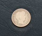 1908 O BARBER SILVER DIME  *VERY GOOD DETAILS*