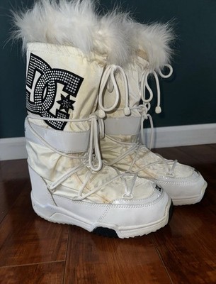 DC Chalet Snow Boots white size 6.5-7 | eBay