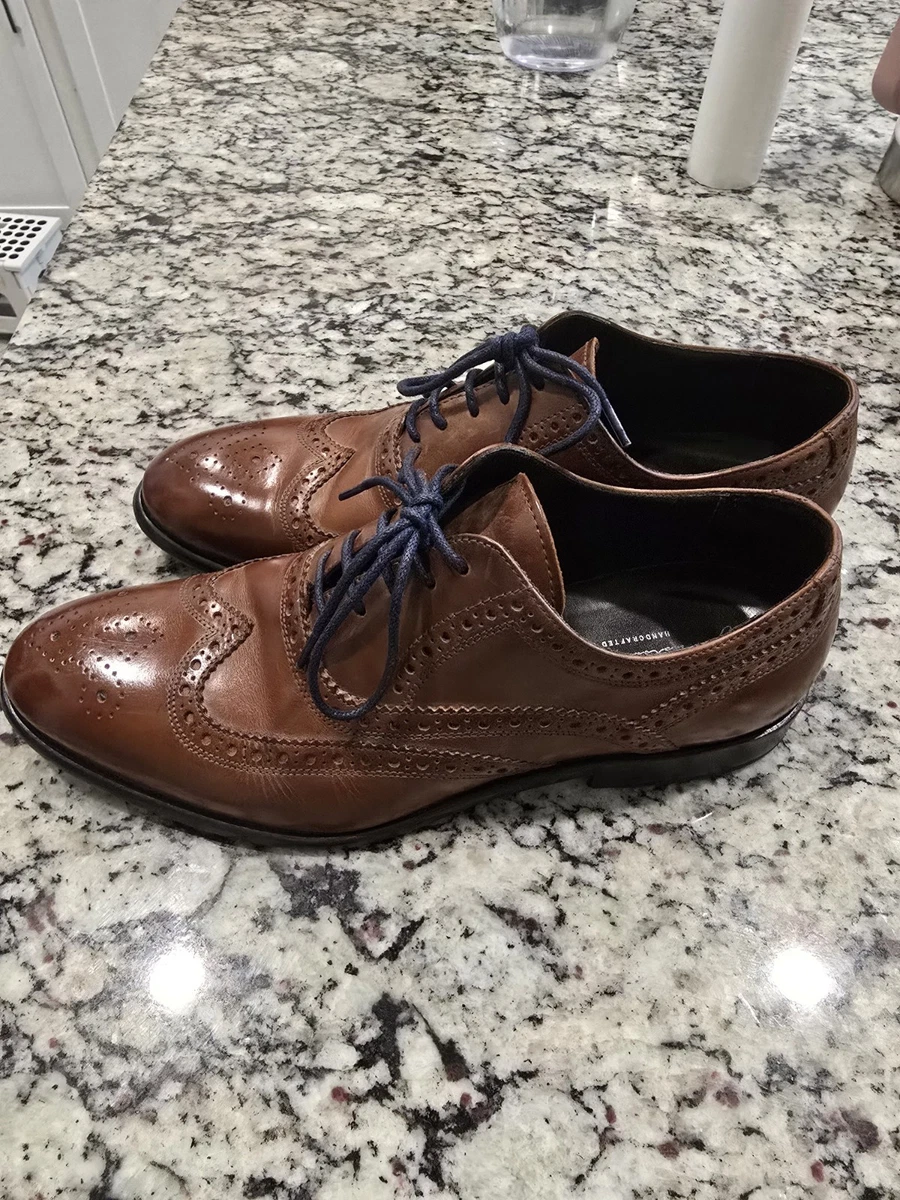 Johnston & Murphy Brown handcrafted Italian Leather Wingtip  display picture 3