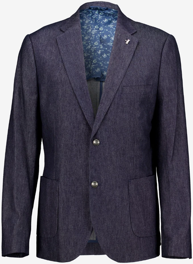 FISK OF OSLO - Men's Navy Cotton Viscose Linen Denim Jacket Blazer - UK40R BNWT
Opens in a new windo