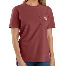 Carhartt Women's Loose Fit Heavyweight Short-Sleeve Pocket T-Shirt Size XS NWT