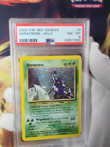 Heracross (Unlimited) graded PSA 8 for sale on eBay