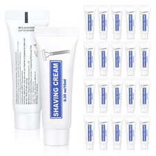 50 Pack Travel Size Shaving Cream Bulk,10Ml/0.35Fl Oz Individually Wrapped Mini