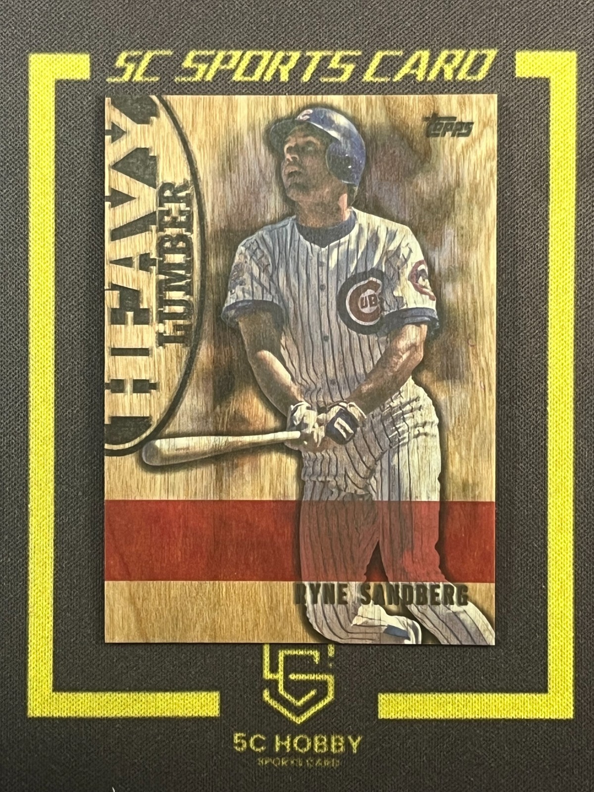 2024 Topps Series 2 SSP Case Hit Heavy Lumber Ryne Sandberg FCDQ