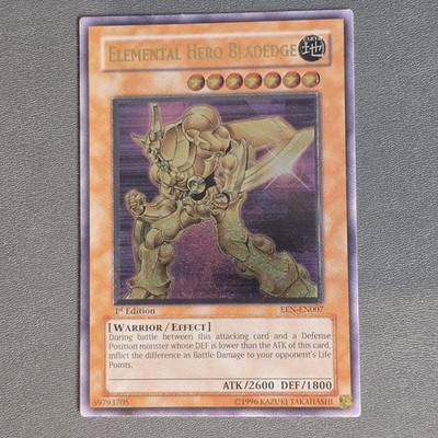 NM - Elementarheld Bladedge - EEN-DE007 - Ultimate Rare - 1. Auflage - YuGiOh