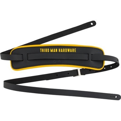 Fender x Third Man Hardware Leather Strap Black/Yellow | Neu