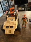 Hasbro GI Joe Desert Fox vehicle 100% Complete + Figure Skidmark Vintage ARAH