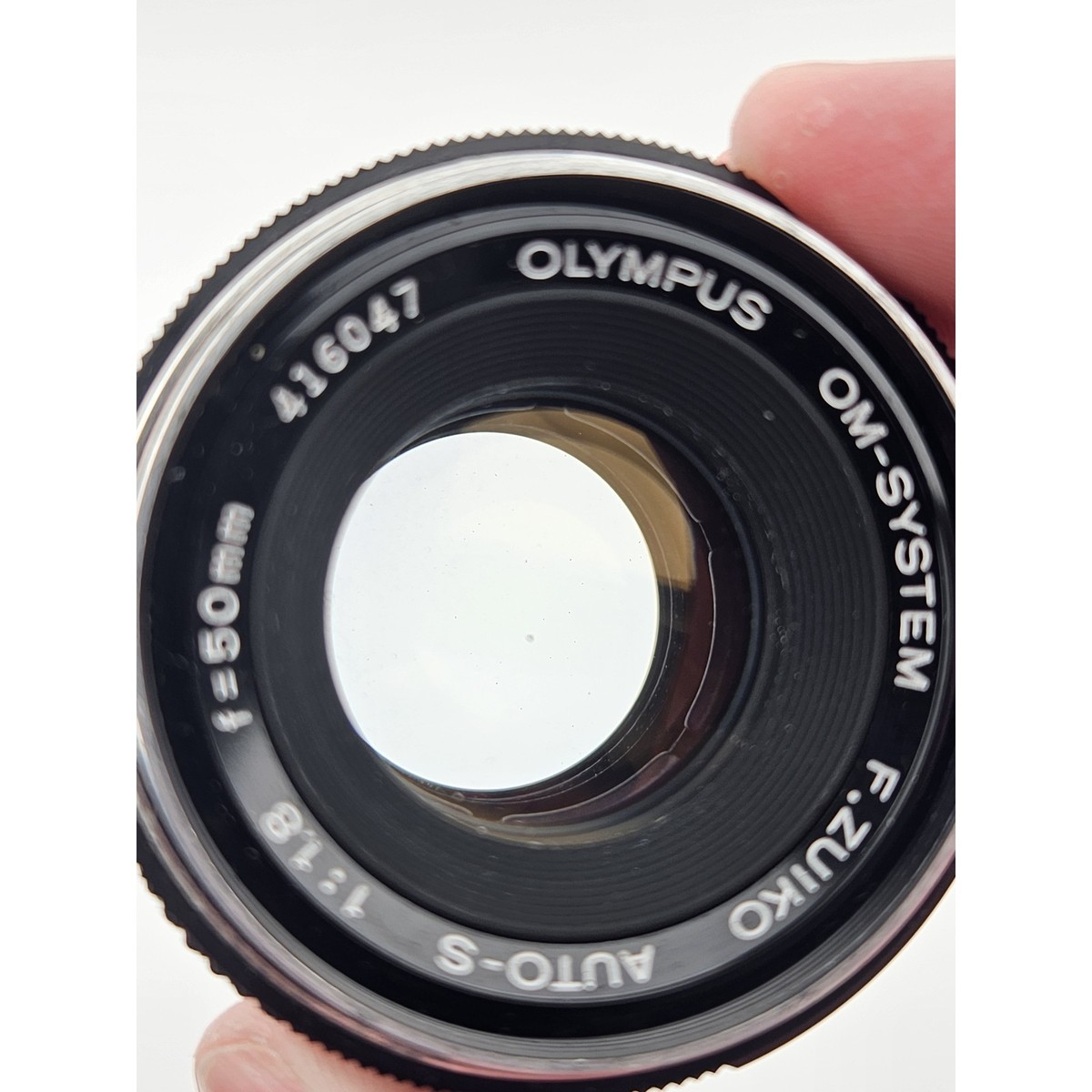 Olympus OM-System F.Zuiko AUTO-S 50mm f/1.8 Lens - OM Mount - Made