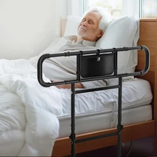 FORTEMOTUS Bed Rails for Elderly Adults Safety - Adjustable Heights& Extendable