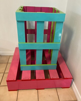 Jason Adkins Contemporary freestanding cube collectible sculpture $3500.00