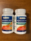 2x LOT Best Naturals, Hyaluronic acid 100 mg 60 Capsules *Joint Health*