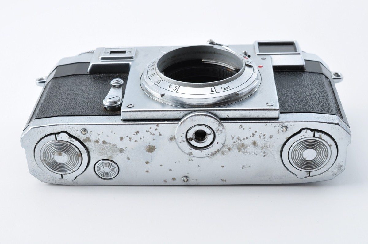 Exc+++++】Contax Zeiss Ikon IIa Black Dial Film Camera
