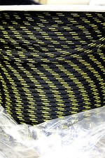 STOCK CIMA SCOTTA & DRIZZA ø 8 mm. NERA Spia GIALLA BARCA a VELA CORDA BRICOLAGE