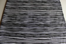 Dekostoff, Zebra, schwarz - weiß, Breite: ca. 140 cm, Material: 100% BW, 2. Wahl