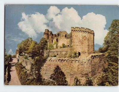 Postcard Auerbach Castle, Bensheim, Germany