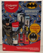 1 Batman Electric Toothbrush 1 Batman Manual Toothbrush Paste  BatCap     