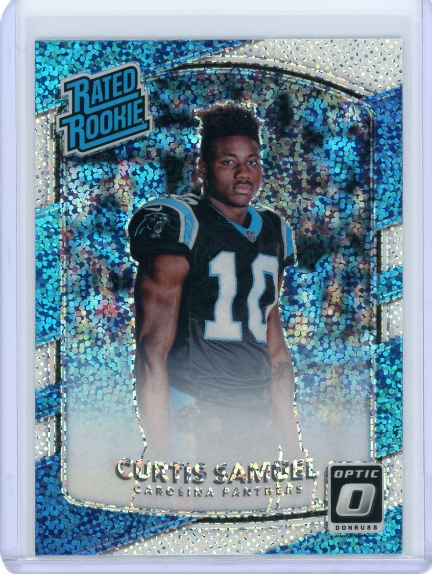 2017 Donruss Optic White Sparkle Rookie #196 Curtis Samuel