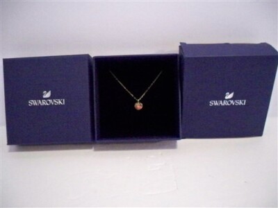 SWAROVSKI SMALL ROSE GOLD PENDANT / NECKLACE 5548069 | eBay