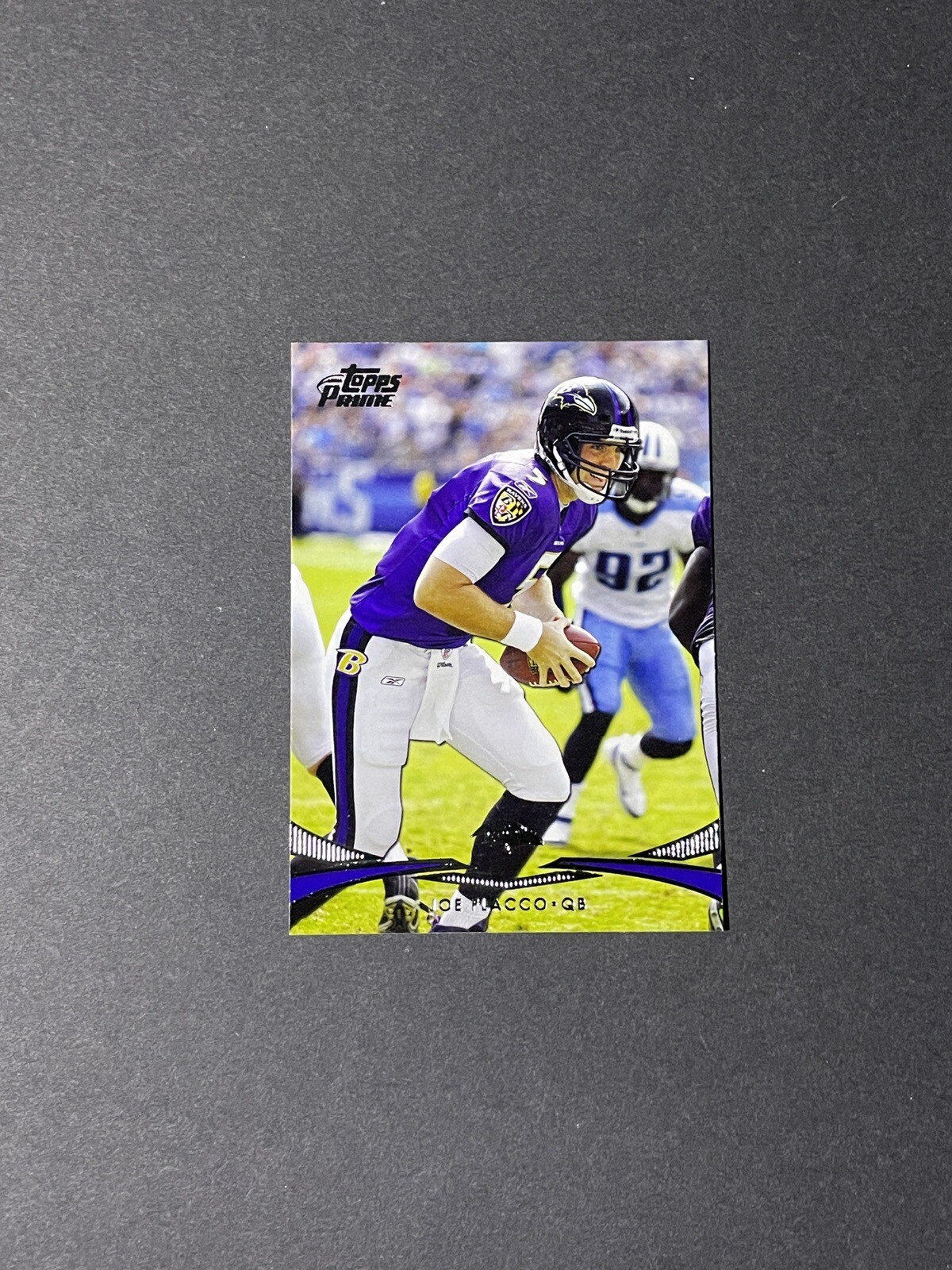 2012 Topps Prime Joe Flacco Card #86 - Baltimore Ravens