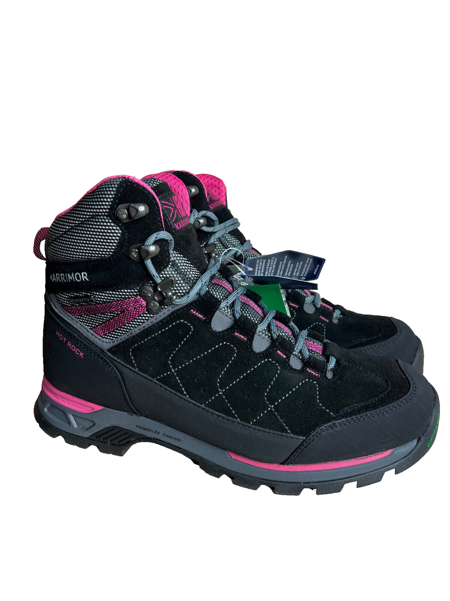 Karrimor Women's Hot Rock Waterproof Walking Hiking Boots Black