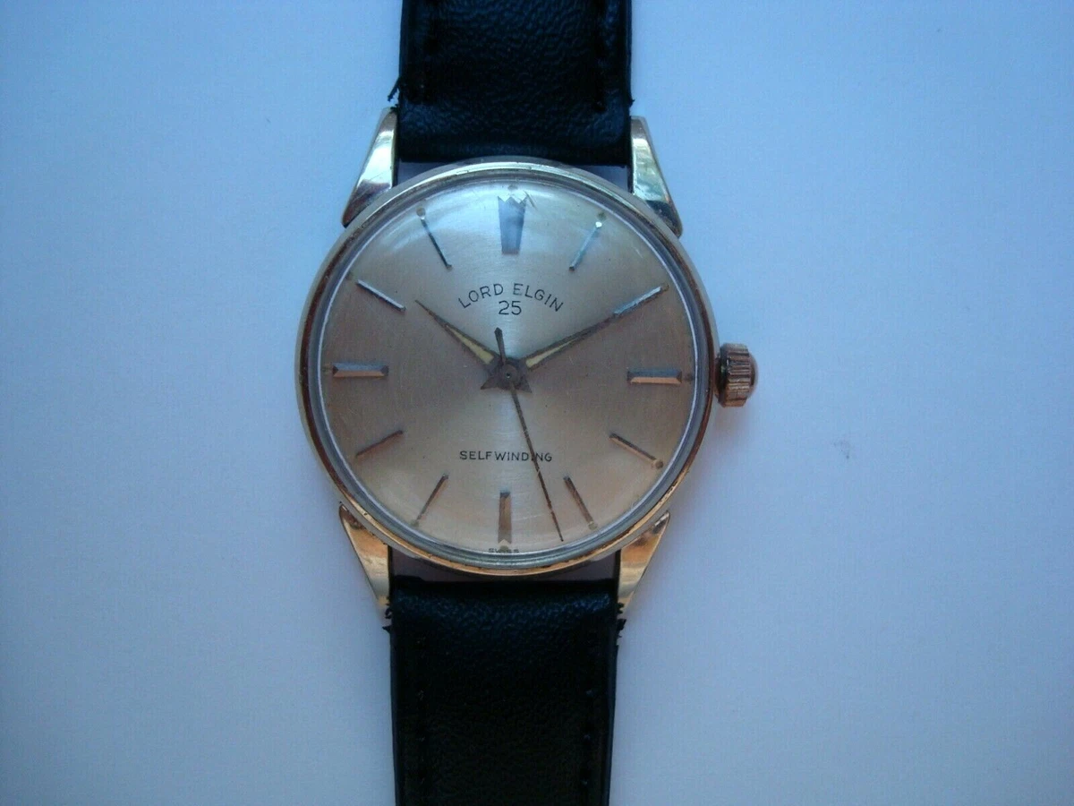 Mens 10kt gold shop watch bands on ebay