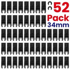 52Pcs Multi Tool Blade Set For Dewalt Bosch Makita Oscillating Saw Cutting Metal