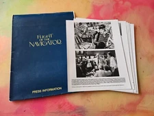 1986 FLIGHT OF THE NAVIGATOR Original Presskit w/Stills Joey Cramer SCI-FI