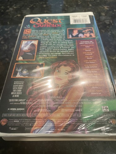 Quest for Camelot VHS Tape - Picture 2 of 2