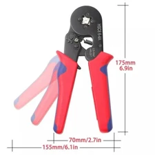 0.25-10mm² Terminal Crimping Tool Bootlace Ferrule Crimper Wire End Cord Pliers