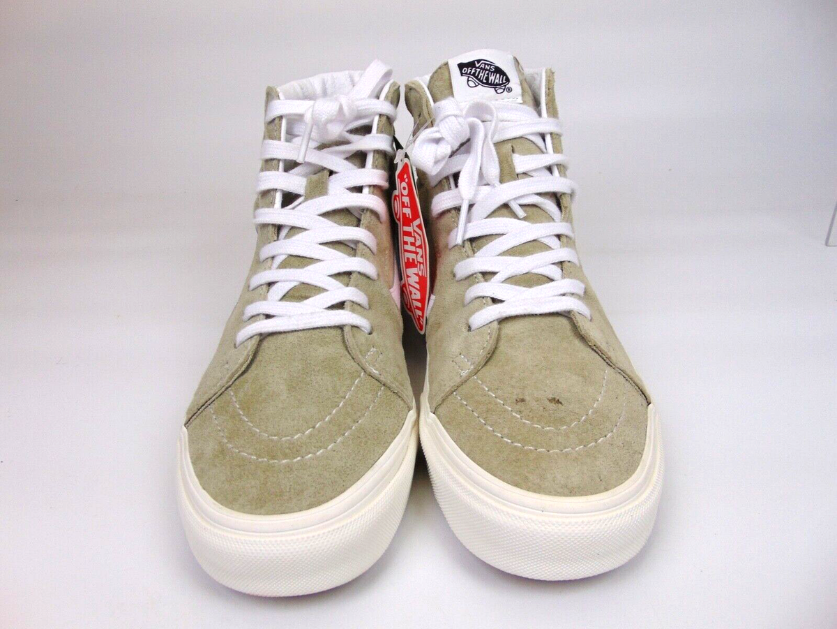 Vans SK8 Hi Pig Suede Moss Gray Men display picture 1