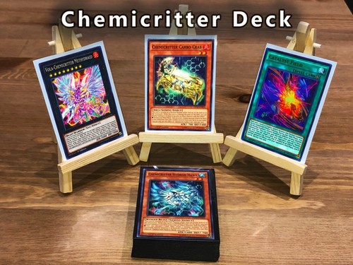 Yugioh Chemicritter Deck 40 Cards Methydraco Dioxogre Catalyst Field + Bonus!
