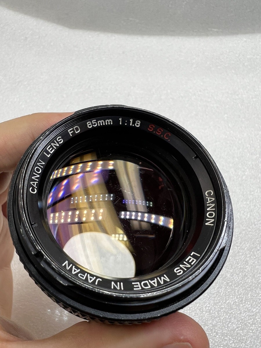 Canon FD 85mm f1.8 SSC Prime Portrait Lens (AS-IS) PLEASE Canon FD 85mm f1.8 SSC Prime Portrait Lens (AS-IS) PLEASE