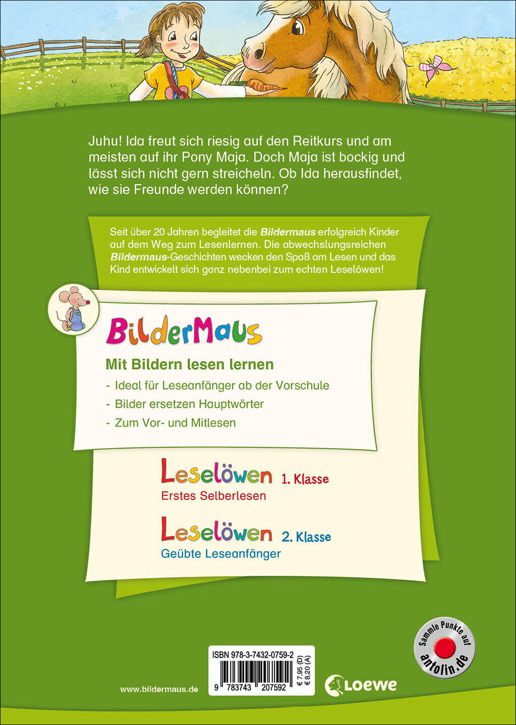 Thumbnail - Annette Moser; Loewe Erstlesebücher; Julia Gerigk / Bildermaus -
