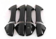Handle Plastic Cover Trim Carbon Fiber Print Fit 08-12 8th Accord NO Smart key