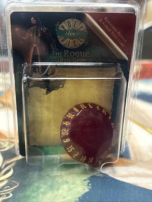 PolyHero Dice: d20 Gem - Roguish Rouge
