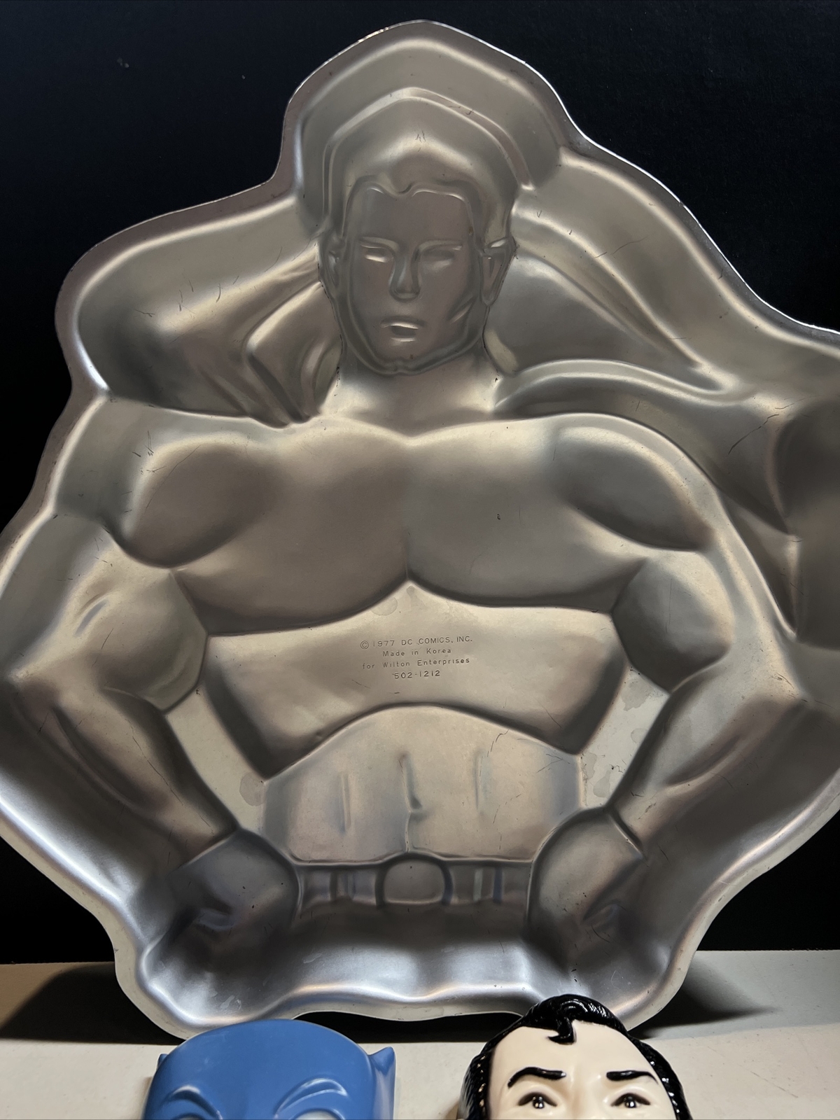 Vintage Wilton SUPER HEROES CAKE PAN Batman Superman - JLA DC Comics ...