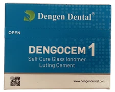 Permanent Dental Cement For Fixing Loose Caps Crown Bridges Luting Kit GIC