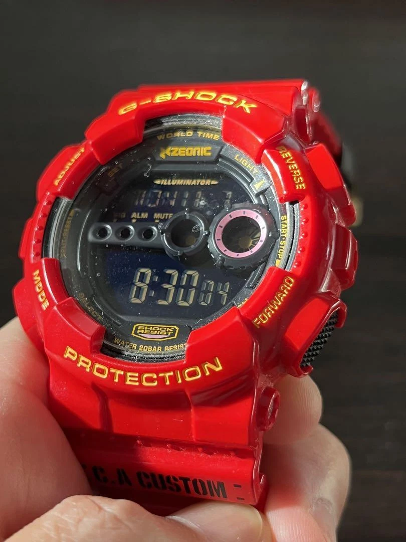 G shock online gundam watch