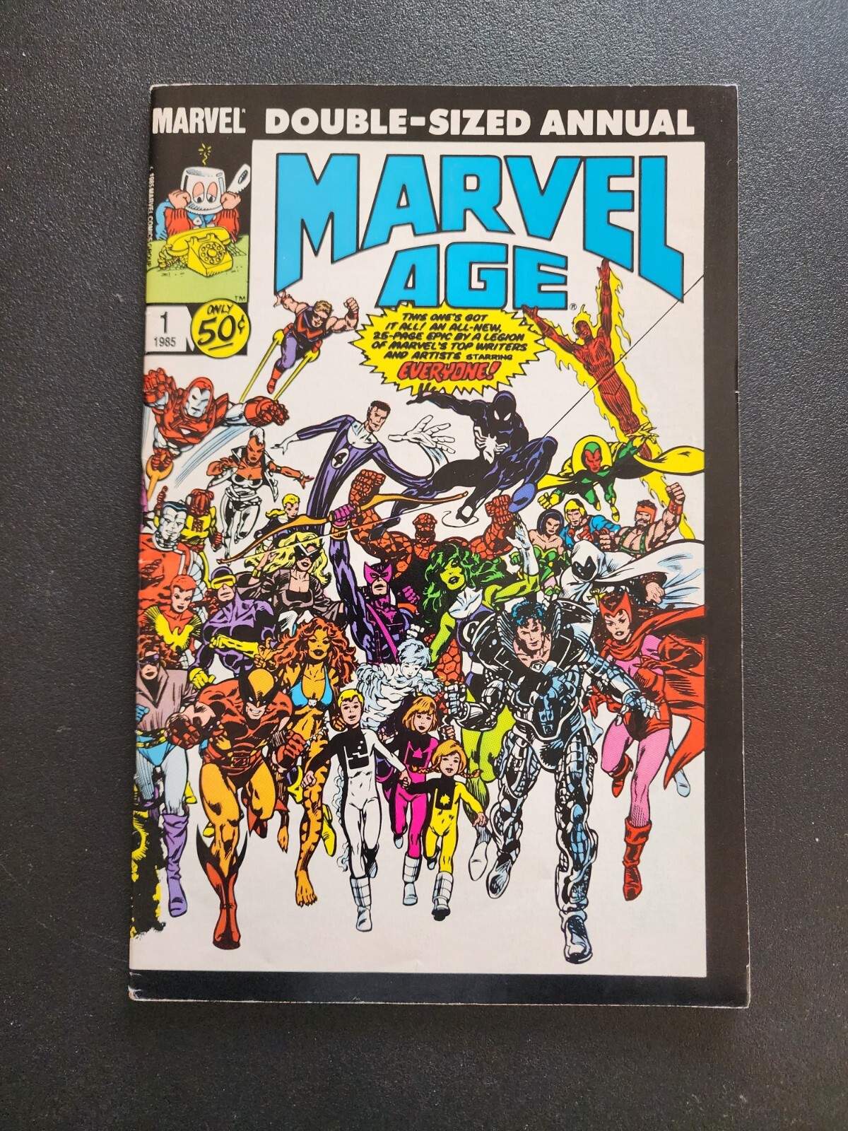 Marvel Comics Marvel Age Annual #1 1985 1st app Phone Ranger 2nd ap ...