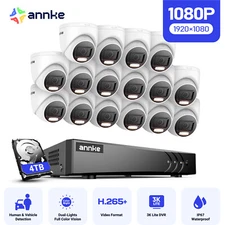 ANNKE 16CH 3K Lite 5in1 DVR 1080P CCTV Security Camera System Color Night Vision