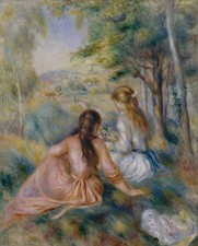 Pierre-Auguste Renoir : "In the Meadow" 1888-1892 - Giclee Fine Art Print