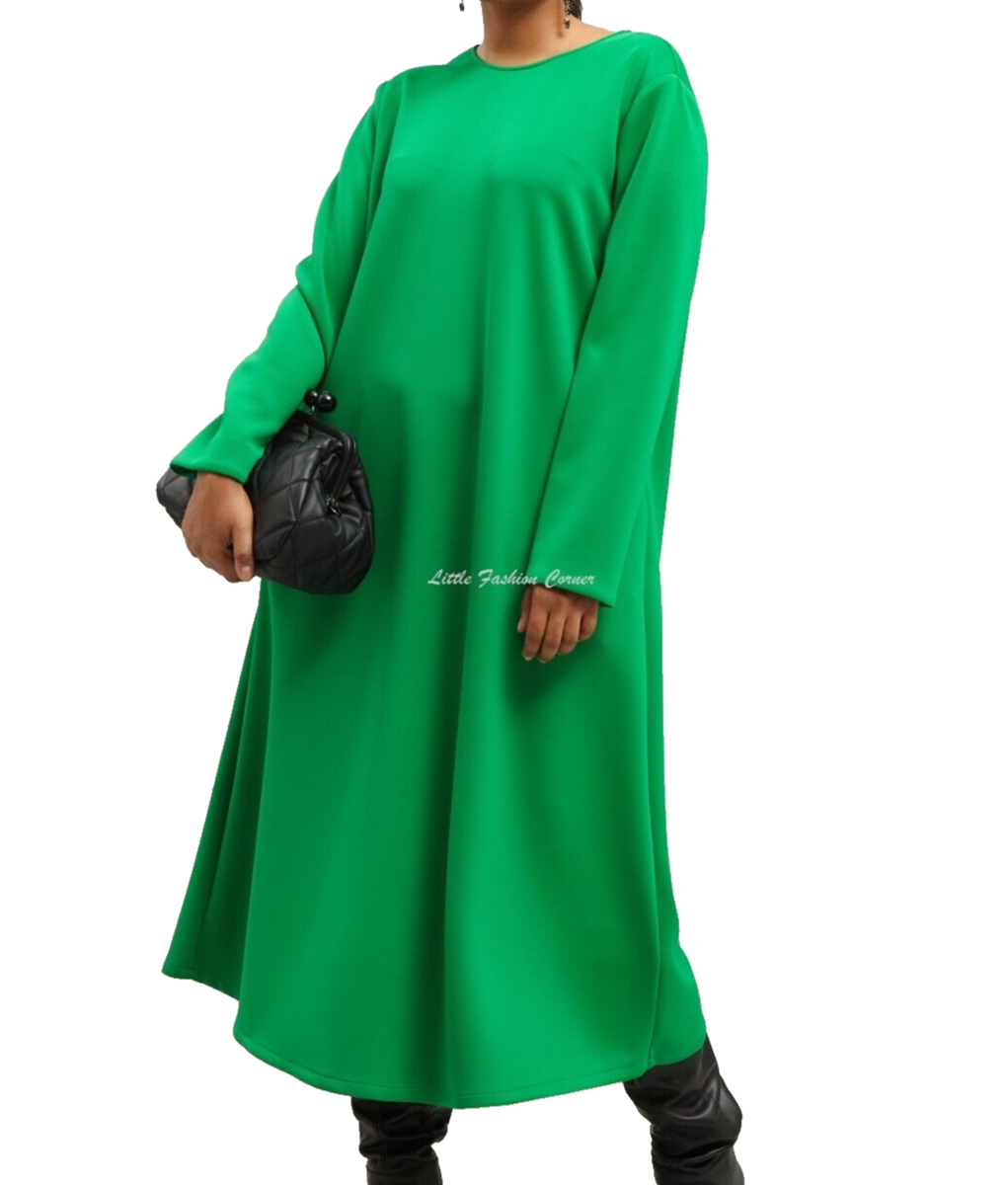 MARINA RINALDI Compact Jersey Dress PLUS size (MR 25) US W16, It54,De46,  Fr50 | eBay