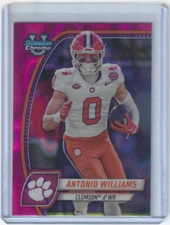 2024 Bowman University Chrome Football - #14 Antonio Williams - Pink Lava