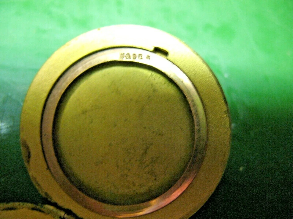 W & SB GOLD PLATED LOCKET DIAMOND STUDDED & MONOGRAMED BES - Image 2 of 4