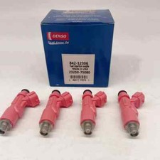 4pcs New 23250-75080 Denso Fuel Injectors For 99-04 4runner Tacoma 2.4l 2.7l L4