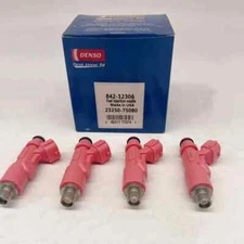4X DENSO Fuel Injectors For 99-04 Toyota 4Runner Tacoma 2.4L 2.7L L4 23250-75080