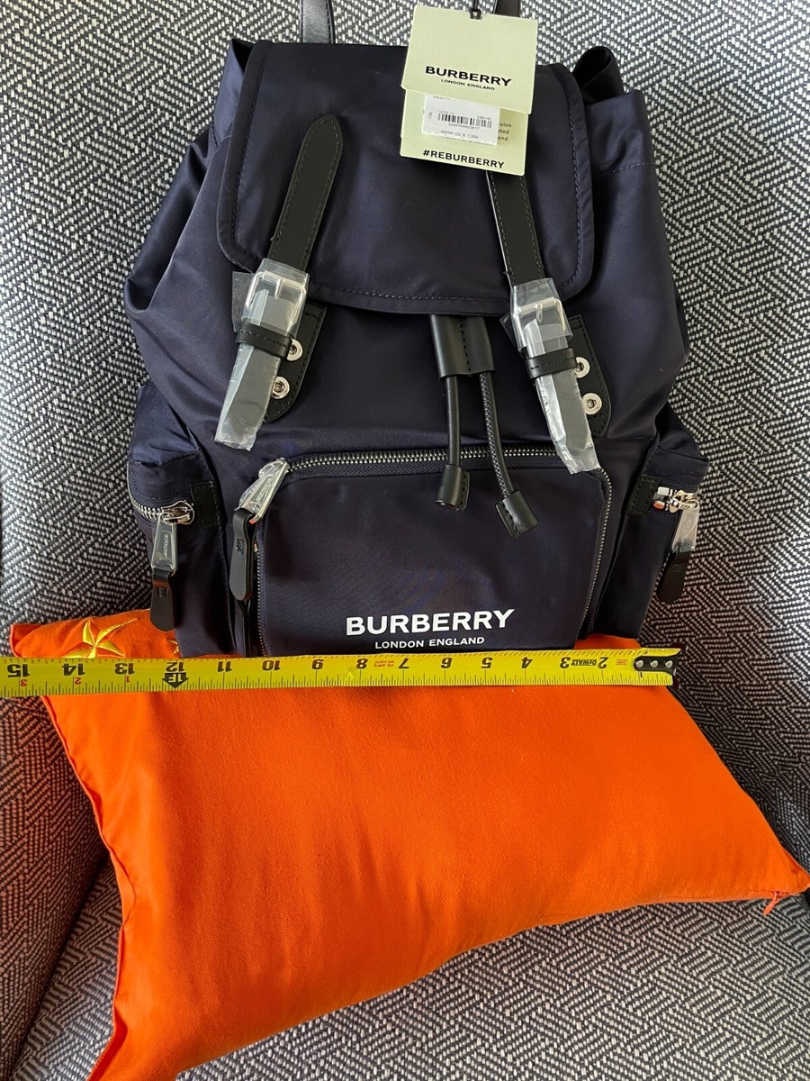 ★【BURBERRY】 RUCKSACK ナイロン ミディアム バックパック★ Burberry Backpack Navy Blue Nylon Medium MC Rucksack | eBay